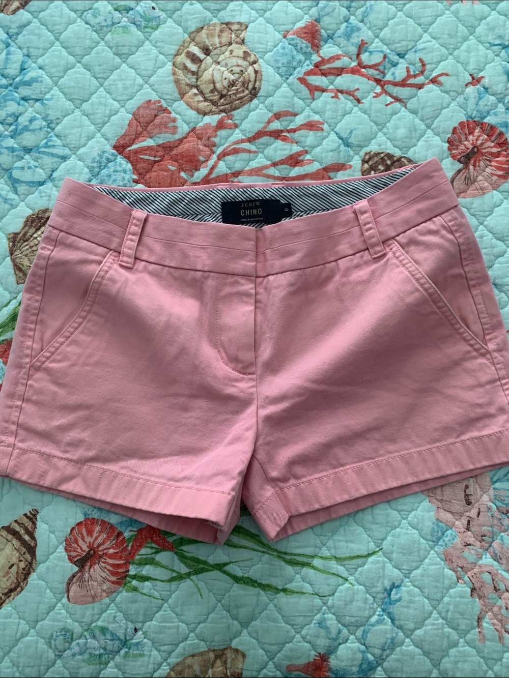 J. Crew Pink Chino Bermuda Shorts